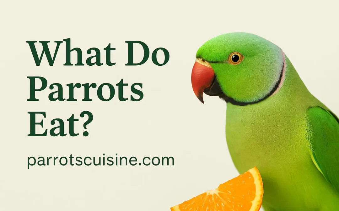 What do parrots eat?