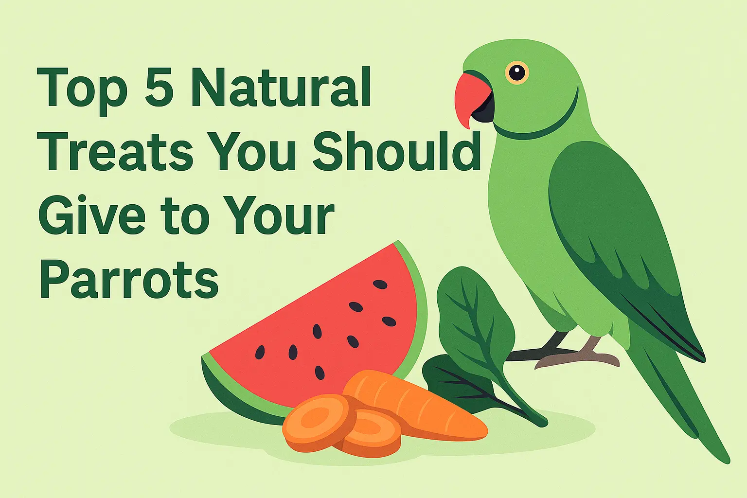Colorful parrots eating their favorite natural treats Colorful parrots eating their favorite natural treats