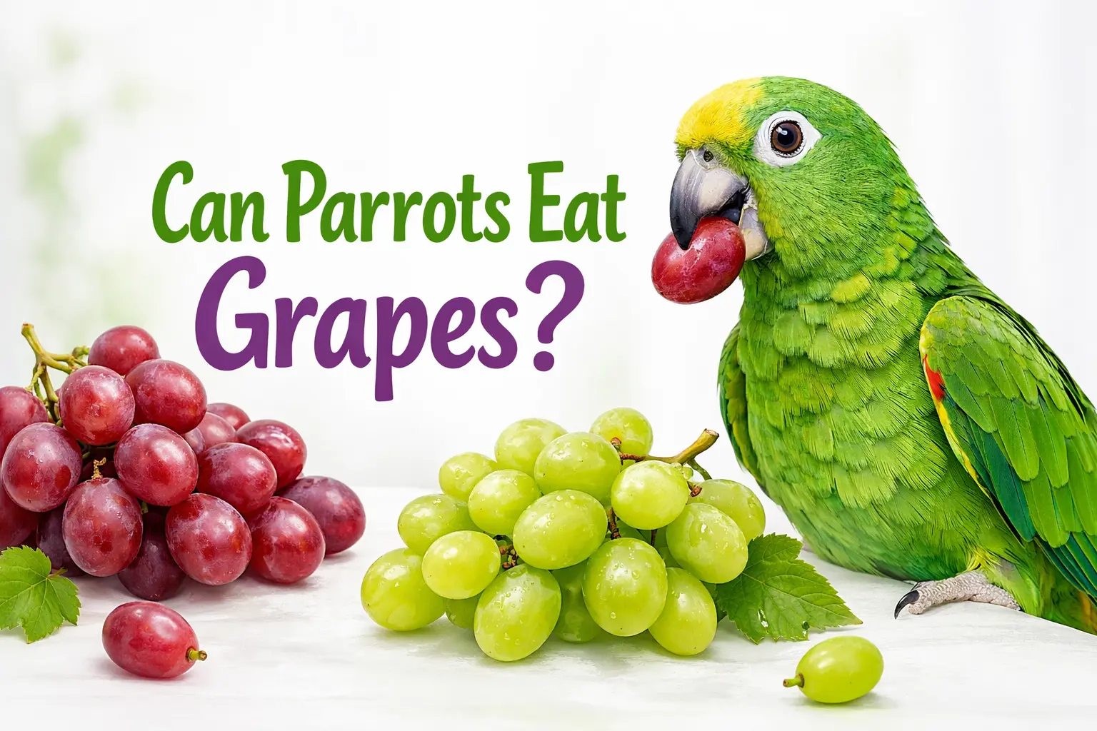 Can Parrots eat grapes?