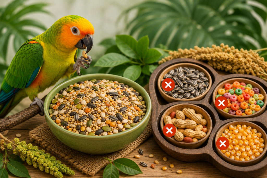 Best Seed Mix for Parrots: What to Look For and What to Avoid
