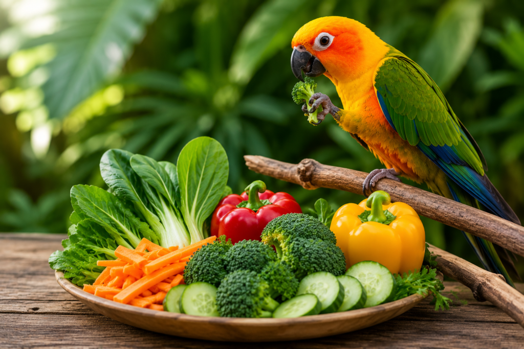 Why Vegetables Are Important for Parrots